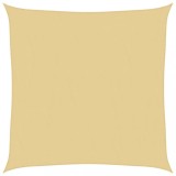 Cumpara ieftin Parasolar, nisipiu, 4x4 m, 100% poliester Oxford