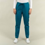 Pantalon medical unisex Clio - stretch XXL 425 - Albastru Petrol