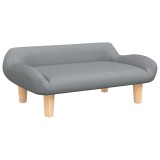 Cumpara ieftin Canapea pentru copii, gri deschis, 70x40x24 cm, material textil