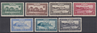 ROMANIA 1928 LP 78 - 10 ANI DE LA UNIREA BASARABIEI SERIE SARNIERA foto