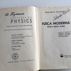 RICHARD FEYNMAN, FIZICA MODERNA-1 MECANICA RADIATIA CALDURA-EDITURA TEHNICA 1969