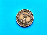 2 Francs 1922 Franța - Monedă Argint, Numismatică
