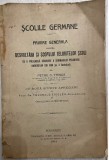1911, &rdquo;Scolile germane. Privire generala asupra desvoltarii si scopurilor feluritelor scoli&rdquo;, Petre C. Trișcă, baroul Bucuresti, Ed. Curtii Regale