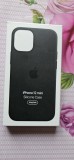 HUSA IPHONE 12 MINI , ORIGINALA APPLE , STARE FOARTE BUNA ., Negru, Silicon