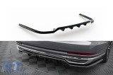 Spoiler Maxton Design potrivit pentru bara spate a Audi A8 D5 2017-2021, lac negru Performance AutoTuning