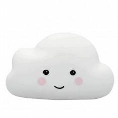 Lampa de veghe cu LED, cu oprire cronometrata, forma nor, alba, Lumilu Sweet Dreams Cloud, Reer 52250