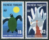 Polinezia Franceza 1976 - Ziua ecologiei, serie neuzata