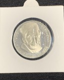 Moneda 5 mărci 1977 J RFG argint Carl Friedrich Gauss