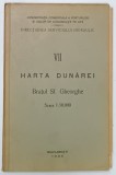 HARTA DUNARII , VOLUMUL VII , BRATUL SF. GHEORGHE , SCARA 1 : 50.000 , BUCURESTI , 1935