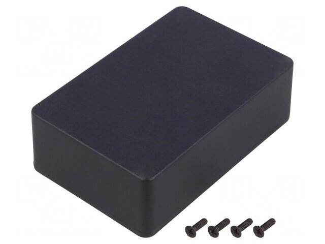 Carcasă Universală Aluminiu 77x116x38mm IP54 Negru