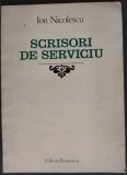 Cumpara ieftin ION NICOLESCU - SCRISORI DE SERVICIU (VERSURI, editia princeps - 1982)