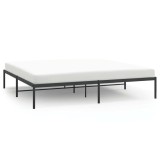 Cumpara ieftin Cadru pat metalic, negru, 180x200 cm