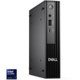 Desktops PC Dell PRO Micro QCM1250 cu procesor Intel&reg; Core&trade; Ultra 7 265 pana la 5.3GHz, 16GB DDR5 RAM, 512GB SSD, Intel&reg; Graphics, Windows 11 Pro, Bla