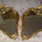 oglinda(set oglinzi)aplice baroc venetian/vintage,Italia,lemn, anii60