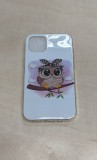 Husa telefon Plastic iPhone 12 Mini 5.4 white owl