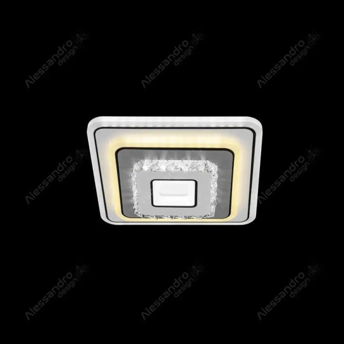 Lustra LED LIMONA, 32W, lumina Rece/Calda/Neutra, Alb