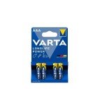 Set 4 Baterii Alcaline VARTA Longlife Power AAA R3 1.5V