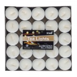 Set 50 lumanari pastila 14gr ardere 4h alb Zilan ZTS8029