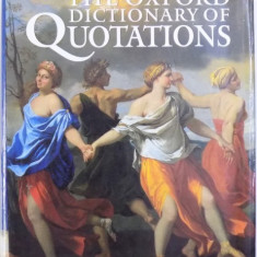 THE OXFORD DICTIONARY OF QUOTATIONS de ANGELA PARTINGTON, 1996