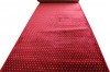 Traversa Bisericeasca Festonata Surfilata, Model Lotos 588-208w, Latime 0.6m, Marime 60 x 200 cm, Grena, Rosu, Inaltime Fir 8 mm, Antialergic, Polipro