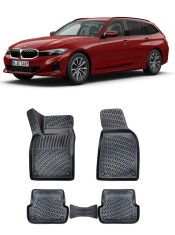 Set Covorase Auto Cauciuc Umbrella Pentru Bmw 3 Class G21 Touring 2019-2023 foto