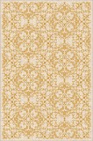Cumpara ieftin Covor Model Element 28027-111, Marime 60 x 110 cm, Auriu, Inaltime Fir 8 mm, Antialergic, Polipropilena, Living, Dormitor, Sufragerie, Birou