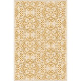 Covor Model Element 28027-111, Marime 60 x 110 cm, Auriu, Inaltime Fir 8 mm, Antialergic, Polipropilena, Living, Dormitor, Sufragerie, Birou
