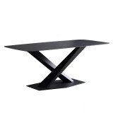 Cumpara ieftin MASA DINING 611 1600 800 750 MARMURA Negru