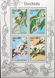 Malawi 1990 - Orhidee, flori, bloc neuzat