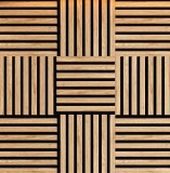 Modul riflaj MDF decorativ LDA PREMIUM de tip panou acustic, Stejar Saragossa, 30x30 cm Household NewTrend