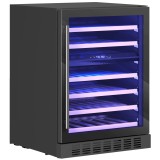 HOMCOM frigider compact ad&acirc;ncime mică 40 vitrină | Aosom Romania