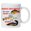 Cana alba personalizata &quot;meniu pentru pescari si rugaciune pentru pescari&quot;, INOVATIX&reg;. 330 ml, Oem