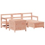 Cumpara ieftin Set canapele gradina, 5 piese, lemn masiv brad douglas