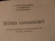 STIINTA COMUNICARII-J. J. VAN CUILENBURG-O. SCHOLTEN-G.W NOOMEN-321 PG- foto