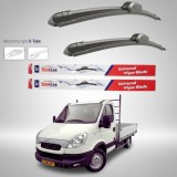 Cumpara ieftin Ștergătoare IVECO Daily Basculantă (2009&ndash;2014) Flat | Set față &ndash; TeamCar&reg;