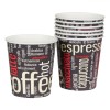 Pahare Carton Espresso, Set 16 Bucăți, Capacitate 160ml, Multicolor, Oem