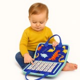 Cumpara ieftin Trusa Educationala Montessori pentru Copii &ndash; Carte Interactiva cu Litere, Cifre si Activitati Practice, Dezvolta Creativitatea, Coordonarea si Invatar