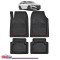 Covorase Auto TeamCar&reg; Tip Tavita Compatibile Skoda Octavia Generatia IV (2020&ndash;prezent) Negru Material Rezistent