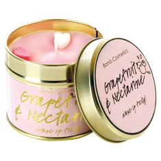 Lumanare parfumata 180g Grapefruit &amp; Nectarine (Cutie metalica), Bomb Cosmetics