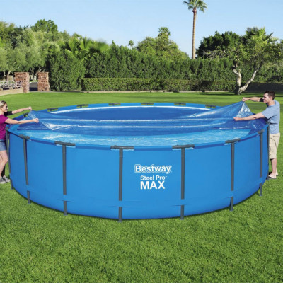 Bestway Prelata solara de piscina Flowclear, 549 cm GartenMobel Dekor foto