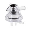 Colector lapte Melasty 150 cm&sup3;, transparent, 2 intrari vacuum, 2 iesiri muls, Petshop Mulgatoare vaci