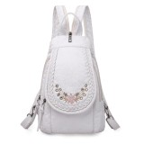 Cumpara ieftin Rucsac dama, Flower GT449, model alb