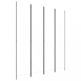 Cumpara ieftin Paravan de camera cu 4 panouri, alb, 200x220 cm, textil