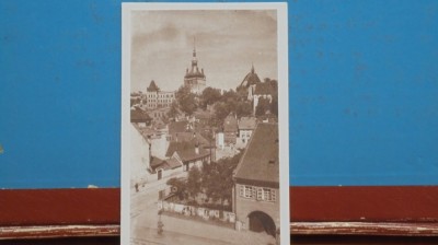 ROM- SIGHISOARA - VEDERE - 1945 - NECIRCULATA - EDIT. M. C. FLORESCU, CRAIOVA. foto