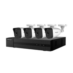 KIT IP 4x CAMERE BULLET 4MP IPC-B140H(2.8 mm) + 1x NVR 8PoE HIWATCH