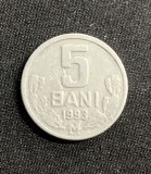 Moneda 5 bani 1993 Moldova 3