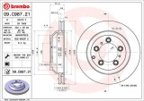 BREMBO 09.C987.21 PRIME LINE - UV Coatedisc frana