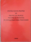 INSTRUCTIUNI PROPRII DE PROTECTIA MUNCII PRIVIND ACTIVITATEA PE INFRASTRUCTURA FEROVIARA-COLECTIV-235191