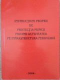 INSTRUCTIUNI PROPRII DE PROTECTIA MUNCII PRIVIND ACTIVITATEA PE INFRASTRUCTURA FEROVIARA-COLECTIV