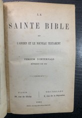 La Sainte Bible, 1885 foto